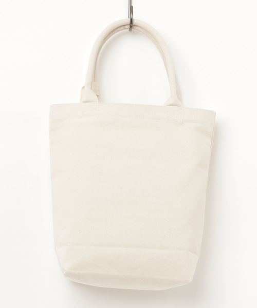 CUISINE HABITS（クイジーヌハビッツ）の「VERTICAL COTTON TOTE / コットントート（トートバッグ・レディース・ホワイト/ブラック/グレー/グレイッシュベージュ/ホワイト×ブラック・フリー）」の6枚目の写真