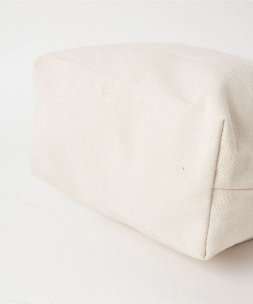 CUISINE HABITS（クイジーヌハビッツ）の「VERTICAL COTTON TOTE / コットントート（トートバッグ・レディース・ホワイト/ブラック/グレー/グレイッシュベージュ/ホワイト×ブラック・フリー）」の9枚目の写真