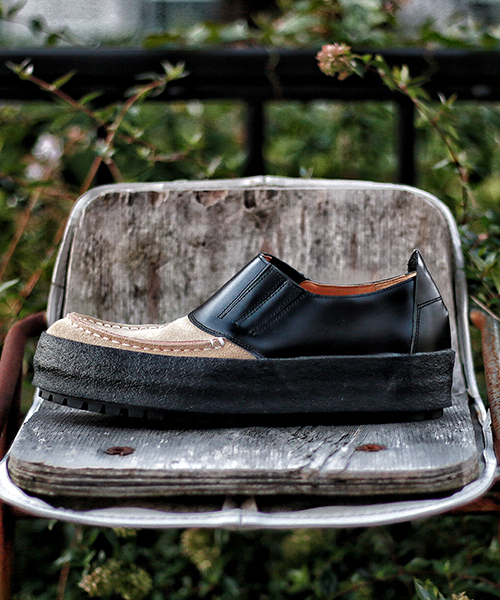 NATAL DESIGN（ネイタルデザイン）の「【ネイタルデザイン】NATAL DESIGN × RFW　”SIDE ELASTICK DECCO”（ブーツ・メンズ・ベージュ/ベージュ系その他・8/10/9/8.5/9.5/7/7.5）」の2枚目の写真