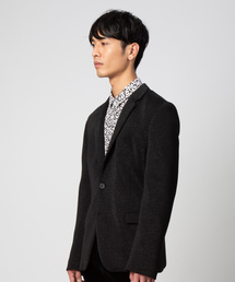 スリムフィット ジャケット イン ストレッチ ファブリック ウィズ バック ヴェント
