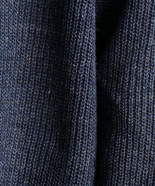 green label relaxing（グリーンレーベルリラクシング）の「NM リネン 畦 イージー カーディガン（カーディガン/ボレロ・メンズ・ネイビー/ブラウン/オリーブ/ダークグレー・S/M/L）」の21枚目の写真