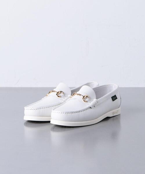 Paraboot（パラブーツ）の「別注＜Paraboot（パラブーツ）＞BIT DECK ローファー†（ローファー・レディース・ブラック/ネイビー/ダークブラウン/ホワイト・23/24.5/25/23.5/25.5/22.5/24/22）」の7枚目の写真