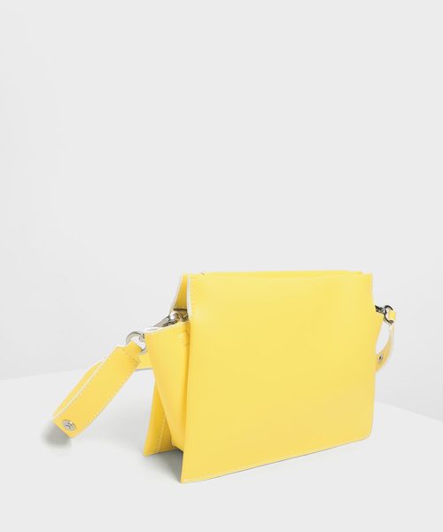 CHARLES & KEITH（チャールズ & キース）の「チェーンハンドル ショルダーバッグ /Chain Handle Shoulder bag（ショルダーバッグ・レディース・ホワイト/ブラック/イエロー/グリーン・M）」の19枚目の写真