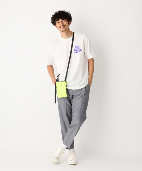 GLOBAL WORK(グローバルワーク)の「プリントTEE半袖【SLINE】/831342(Tシャツ/カットソー・メンズ・ブラック/イエロー/その他2/グレー/その他1・MEDIUM/SMALL/X-LARGE/LARGE)」の6枚目の写真