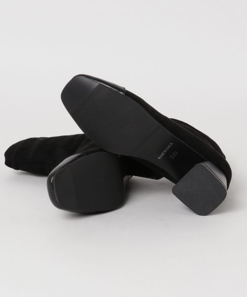 c.u.l（シーユーエル）の「【c.u.l】ストレッチブーツ スエード調 ポインテッドトゥ ショートブーツ chw637（ブーツ・レディース・ブラック/ベージュ・38/39/35/36/37）」の21枚目の写真