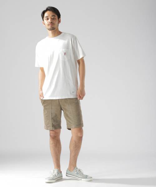 BAYFLOW（ベイフロー）の「スノーウォッシュポケット刺繍S/S TEE（Tシャツ/カットソー・メンズ・ネイビー/ライトグリーン/ホワイト/イエロー・MEDIUM/SMALL/LARGE）」の5枚目の写真