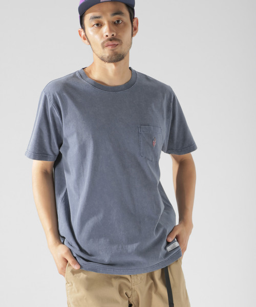 BAYFLOW（ベイフロー）の「スノーウォッシュポケット刺繍S/S TEE（Tシャツ/カットソー・メンズ・ネイビー/ライトグリーン/ホワイト/イエロー・MEDIUM/SMALL/LARGE）」の11枚目の写真