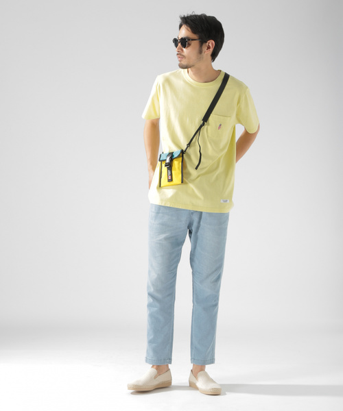 BAYFLOW（ベイフロー）の「スノーウォッシュポケット刺繍S/S TEE（Tシャツ/カットソー・メンズ・ネイビー/ライトグリーン/ホワイト/イエロー・MEDIUM/SMALL/LARGE）」の13枚目の写真