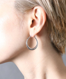 YArKA/ヤーカ】silver925 hoop U pierce/フープUピアス シルバー925