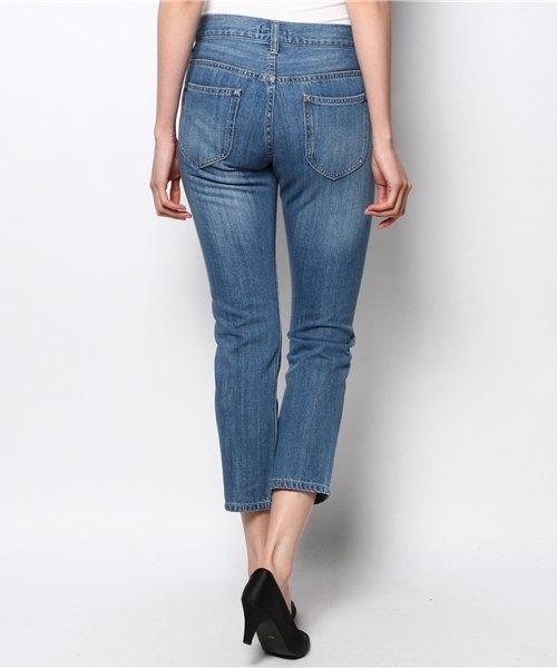 DISCOAT（ディスコート）の「【Discoat】クラッシュデニムテーパードパンツ（デニムパンツ・レディース・ブルー・MEDIUM/LARGE）」の10枚目の写真