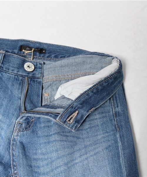 DISCOAT（ディスコート）の「【Discoat】クラッシュデニムテーパードパンツ（デニムパンツ・レディース・ブルー・MEDIUM/LARGE）」の7枚目の写真