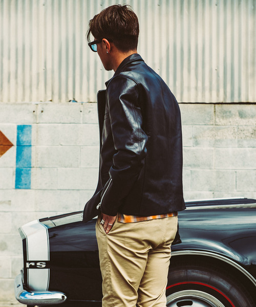 ライダースジャケット　メンズ　クライミー　CRIMIE 革ジャン CRIMIE（クライミー）の「LAMB LEATHER WESTERN JACKET