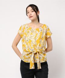 前後2WAYウエストノットブラウス