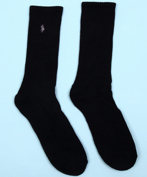 POLO RALPH LAUREN(ポロ ラルフ ローレン)の「POLO RALPH LAUREN 6PACKS CREW SOCKS(ソックス/靴下・メンズ・ホワイト/ブラック・FREE)」の12枚目の写真