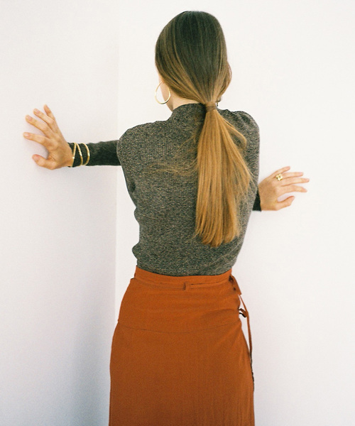 CLANE（クラネ）の「【CLANE(クラネ)】ハイネックリブニット