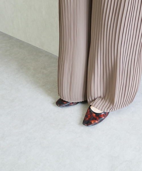 reca（レカ）の「プリーツワイドパンツ（その他パンツ・レディース・ブラック/グレイッシュベージュ/カーキ/ダークベージュ・M）」の11枚目の写真