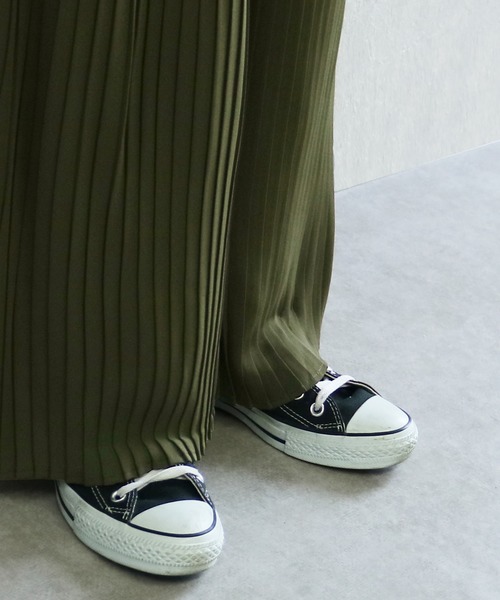 reca（レカ）の「プリーツワイドパンツ（その他パンツ・レディース・ブラック/グレイッシュベージュ/カーキ/ダークベージュ・M）」の15枚目の写真