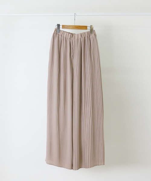 reca（レカ）の「プリーツワイドパンツ（その他パンツ・レディース・ブラック/グレイッシュベージュ/カーキ/ダークベージュ・M）」の21枚目の写真