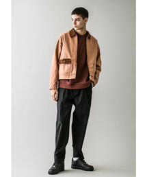 monkey time DUCK ZIP JACKET/ダックジャケット 黒 MONKEY TIME（モンキータイム）の「＜monkey time＞ DUCK ZIP