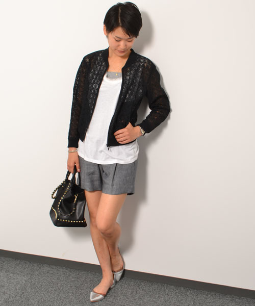 AMERICAN RAG CIE(アメリカンラグシー)の「エンブロイダリーレースブルゾン(その他アウター・レディース・ブラック/ホワイト・FREE)」の16枚目の写真