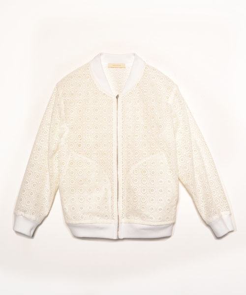 AMERICAN RAG CIE(アメリカンラグシー)の「エンブロイダリーレースブルゾン(その他アウター・レディース・ブラック/ホワイト・FREE)」の14枚目の写真