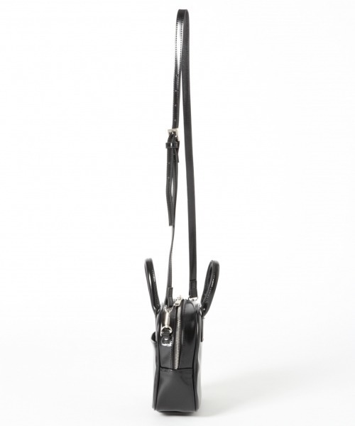 LOWRYS FARM（ローリーズファーム）の「スクエアミニボストンＢＡＧ　864743（ショルダーバッグ・レディース・ブラック/ブラウン・FREE）」の9枚目の写真