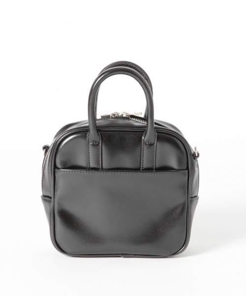 LOWRYS FARM（ローリーズファーム）の「スクエアミニボストンＢＡＧ　864743（ショルダーバッグ・レディース・ブラック/ブラウン・FREE）」の8枚目の写真