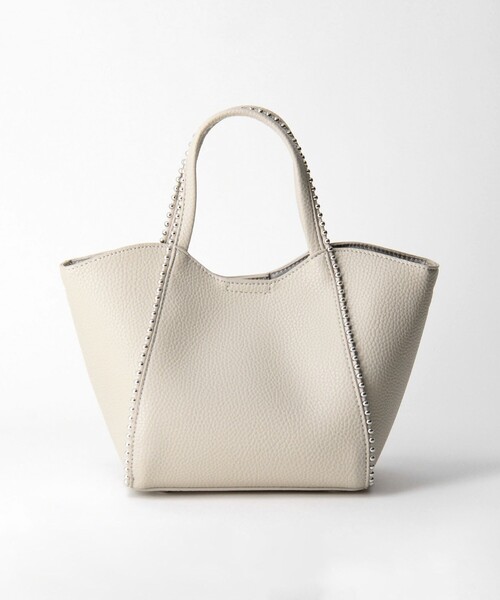 BEAUTY&YOUTH UNITED ARROWS(ビューティーアンドユースユナイテッドアローズ)の「ボールチェーン ミニトートバッグ -2WAY-(ショルダーバッグ・レディース・ブラック/モカ/イエロー/ライトブルー/オリーブ/オフホワイト/ライトグレー/ライラック/コバルトブルー/その他1/ブラウン/シルバー/その他2/ホワイト/ダークグレー/ダークブラウン/マスタード/ライトピンク・FREE)」の4枚目の写真