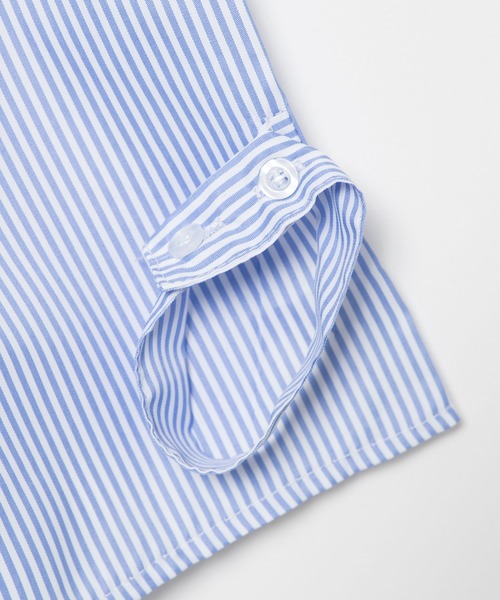 DING（ディング）の「DING/バルーン袖ストライプシャツ（シャツ/ブラウス・レディース・ブラック/ブルー・FREE）」の8枚目の写真