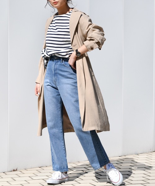 Ambre Neige(アンブルネージュ)の「ユルトレンチコート/トレンチコート/スプリングコート【WEB/EC限定商品】(トレンチコート・レディース・ベージュ/ネイビー・FREE)」の18枚目の写真