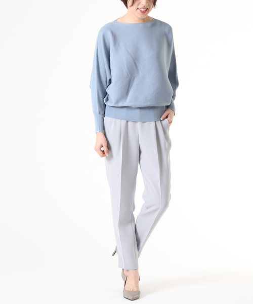 Tiara（ティアラ）の「ソアパールイージータックパンツ（その他パンツ・レディース・グレー系その他/グレー/ネイビー・M/L/S）」の8枚目の写真