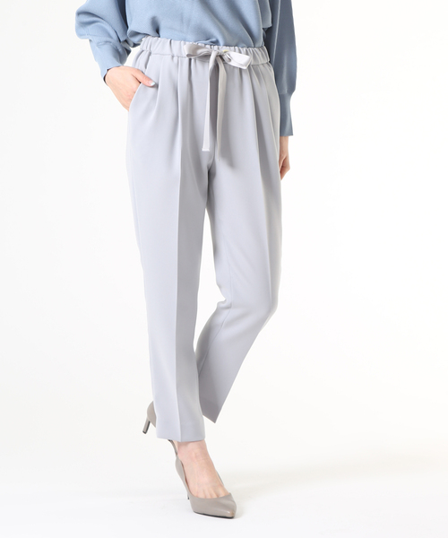 Tiara（ティアラ）の「ソアパールイージータックパンツ（その他パンツ・レディース・グレー系その他/グレー/ネイビー・M/L/S）」の7枚目の写真