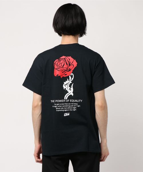 Port(ポート)の「【 eyedy / アイディー 】HOTROSE Tee (Tシャツ)(Tシャツ/カットソー・メンズ・イエロー/ホワイト/ブラック・M/L/XXL/XXX-LARGE/XL)」の6枚目の写真