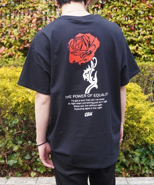 Port(ポート)の「【 eyedy / アイディー 】HOTROSE Tee (Tシャツ)(Tシャツ/カットソー・メンズ・イエロー/ホワイト/ブラック・M/L/XXL/XXX-LARGE/XL)」の12枚目の写真