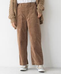 coen | 【WEB限定サイズ：XL】USAコットンコーデュロイパンツ#（セミワイドパンツ）(その他パンツ)