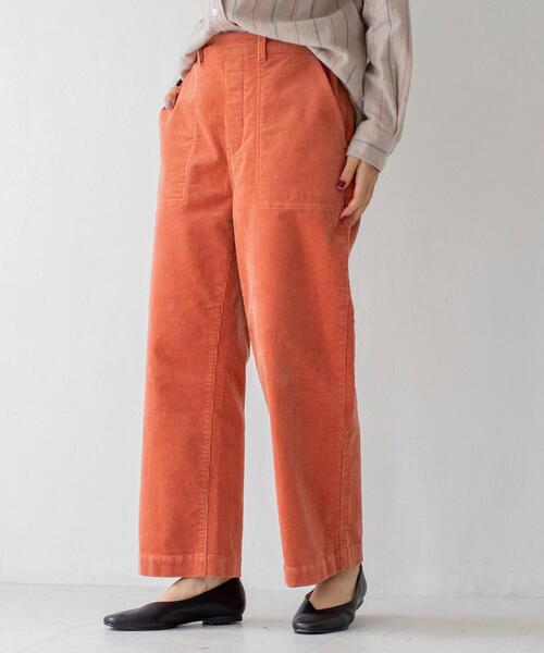 coen（コーエン）の「【WEB限定サイズ：XL】USAコットンコーデュロイセミワイドパンツ#（その他パンツ・レディース・ベージュ/ネイビー/ナチュラル/ブラック/ピンク/ケリー・X-LARGE/LARGE/SMALL/MEDIUM）」の6枚目の写真
