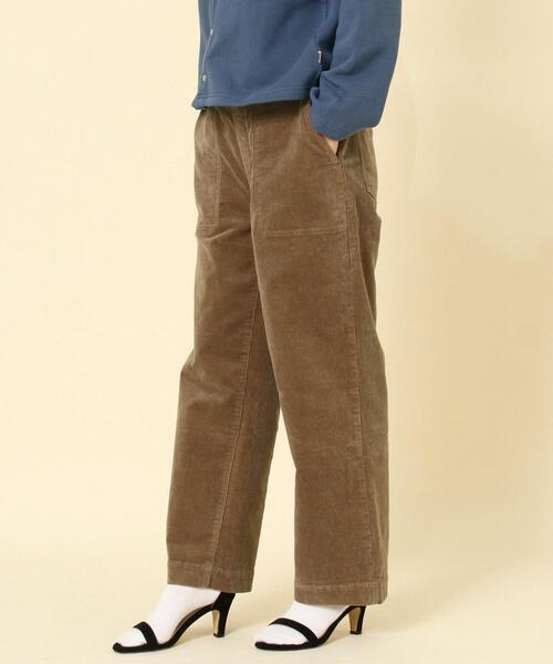 coen（コーエン）の「【WEB限定サイズ：XL】USAコットンコーデュロイセミワイドパンツ#（その他パンツ・レディース・ベージュ/ネイビー/ナチュラル/ブラック/ピンク/ケリー・X-LARGE/LARGE/SMALL/MEDIUM）」の8枚目の写真