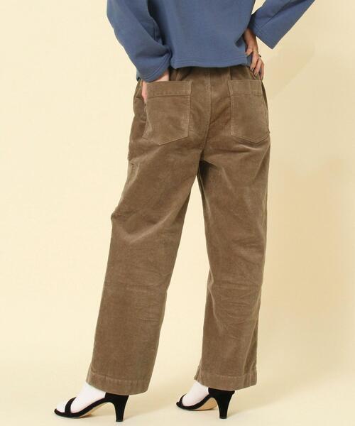 coen（コーエン）の「【WEB限定サイズ：XL】USAコットンコーデュロイセミワイドパンツ#（その他パンツ・レディース・ベージュ/ネイビー/ナチュラル/ブラック/ピンク/ケリー・X-LARGE/LARGE/SMALL/MEDIUM）」の7枚目の写真