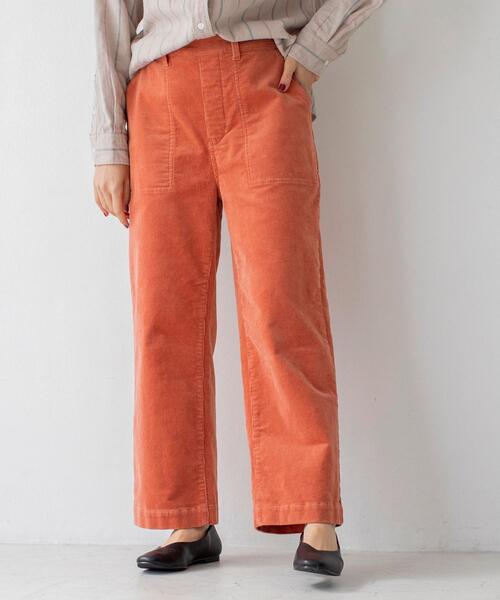 coen（コーエン）の「【WEB限定サイズ：XL】USAコットンコーデュロイセミワイドパンツ#（その他パンツ・レディース・ベージュ/ネイビー/ナチュラル/ブラック/ピンク/ケリー・X-LARGE/LARGE/SMALL/MEDIUM）」の15枚目の写真