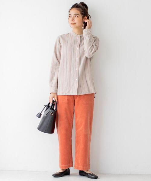 coen（コーエン）の「【WEB限定サイズ：XL】USAコットンコーデュロイセミワイドパンツ#（その他パンツ・レディース・ベージュ/ネイビー/ナチュラル/ブラック/ピンク/ケリー・X-LARGE/LARGE/SMALL/MEDIUM）」の19枚目の写真