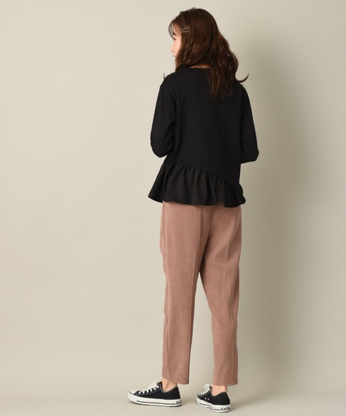 INTERPLANET(インタープラネット)の「サンディングテーパードパンツ(その他パンツ・レディース・オフホワイト/ブルー/ピンク・FREE)」の8枚目の写真