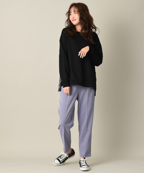 INTERPLANET(インタープラネット)の「サンディングテーパードパンツ(その他パンツ・レディース・オフホワイト/ブルー/ピンク・FREE)」の17枚目の写真