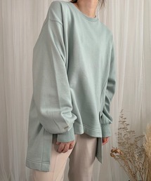 slowmelly | 【WEARISTA てら】サイドスリット裏毛プルオーバー(スウェット)