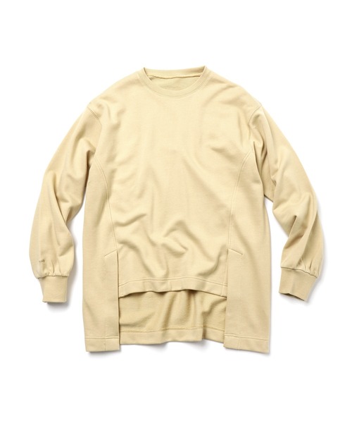 slowmelly（スローメリー）の「【WEARISTA てら】サイドスリット裏毛プルオーバー（スウェット・レディース・ベージュ/ブラウン/ピンク/モスグリーン・FREE）」の19枚目の写真