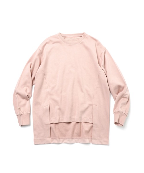 slowmelly（スローメリー）の「【WEARISTA てら】サイドスリット裏毛プルオーバー（スウェット・レディース・ベージュ/ブラウン/ピンク/モスグリーン・FREE）」の21枚目の写真