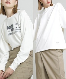 beautiful people | 【beautiful people(ビューティフルピープル)】《STUDIOUS別注》2WAYリバーシブルロングTシャツ(Tシャツ/カットソー)