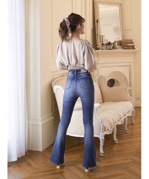 【美品】Darich ダーリッチ　ヴィンテージフレアデニム　ブルー　2020SS 美品】Darich ダーリッチ ヴィンテージフレアデニム ブルー