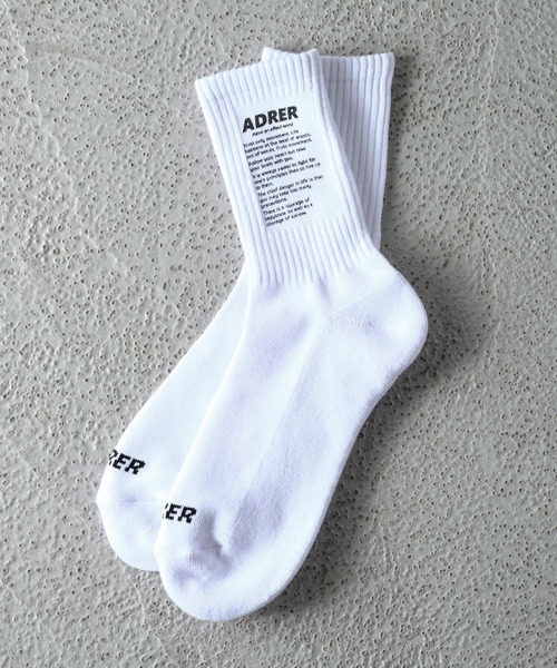 ADRER(アドラー)の「【ADRER】オリジナルソックス3点セット(ソックス/靴下・メンズ・ホワイト/ブラック・SMALL/MEDIUM)」の17枚目の写真