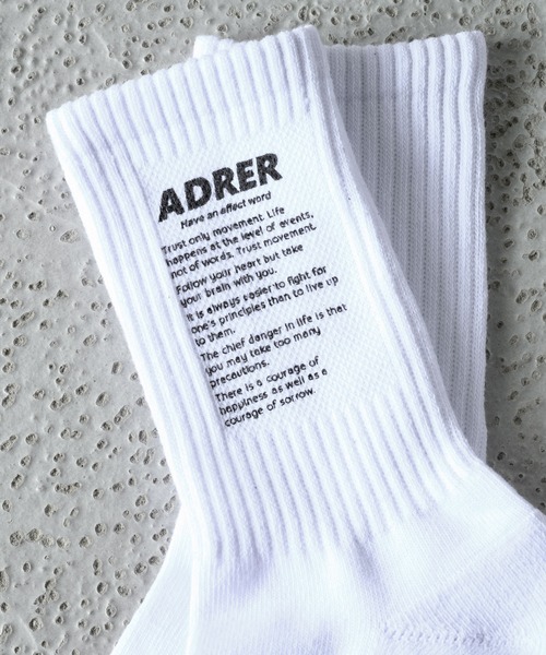 ADRER(アドラー)の「【ADRER】オリジナルソックス3点セット(ソックス/靴下・メンズ・ホワイト/ブラック・SMALL/MEDIUM)」の18枚目の写真