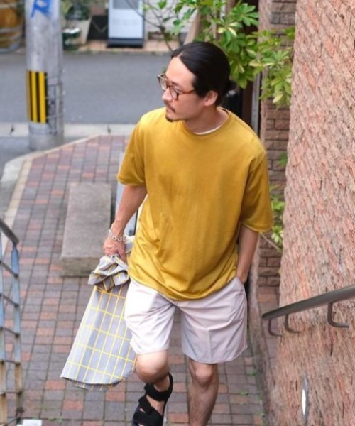 DESCENTE PAUSE(デサントポーズ)の「メリノウールTシャツ / MERINO WOOL T-SHIRT(Tシャツ/カットソー・メンズ・ブラック/イエロー/ブルー・MEDIUM/X-LARGE/X-SMALL/LARGE/SMALL)」の1枚目の写真